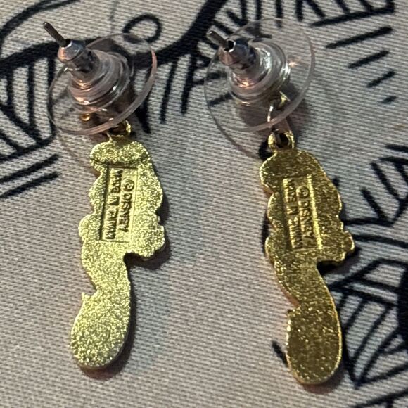 Vintage Disney Little Mermaid Ariel Post Dangle Earrings - Picture 7 of 7